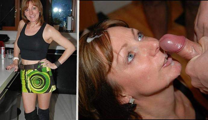 Semen Facial Mask for a British MILF