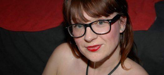 Cum Queens Cherri and Jade, get together for a creamy facials bukkake session for britbuk.- Cream with Cherry - Bukkake Loving Facials Party