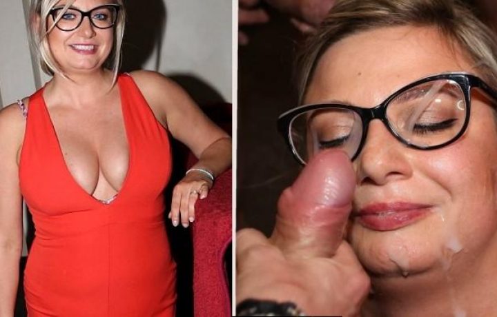 Bukkake Pics from UK: Busty Milf from Poland
