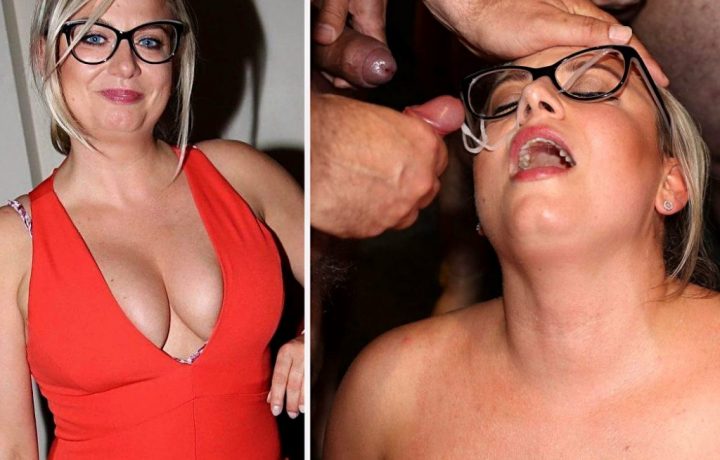 Polish Milf XXX Bukkake Party