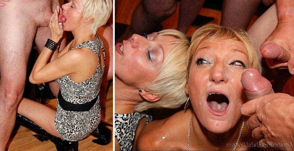 50something MILFS get drenched in a BUKKAKE