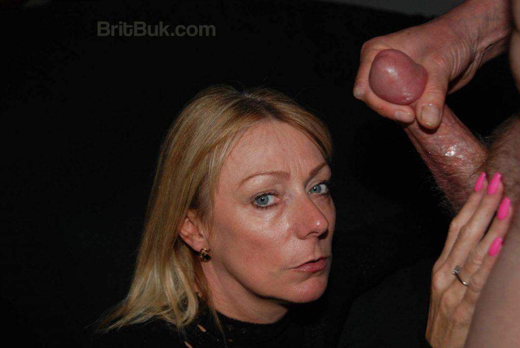 Jade Swallows Fully Dressed Bukkake.