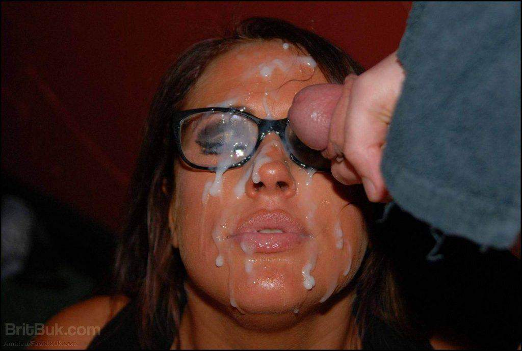 Massive Bukkake for adorable BRITISH MILF Tyla Moore