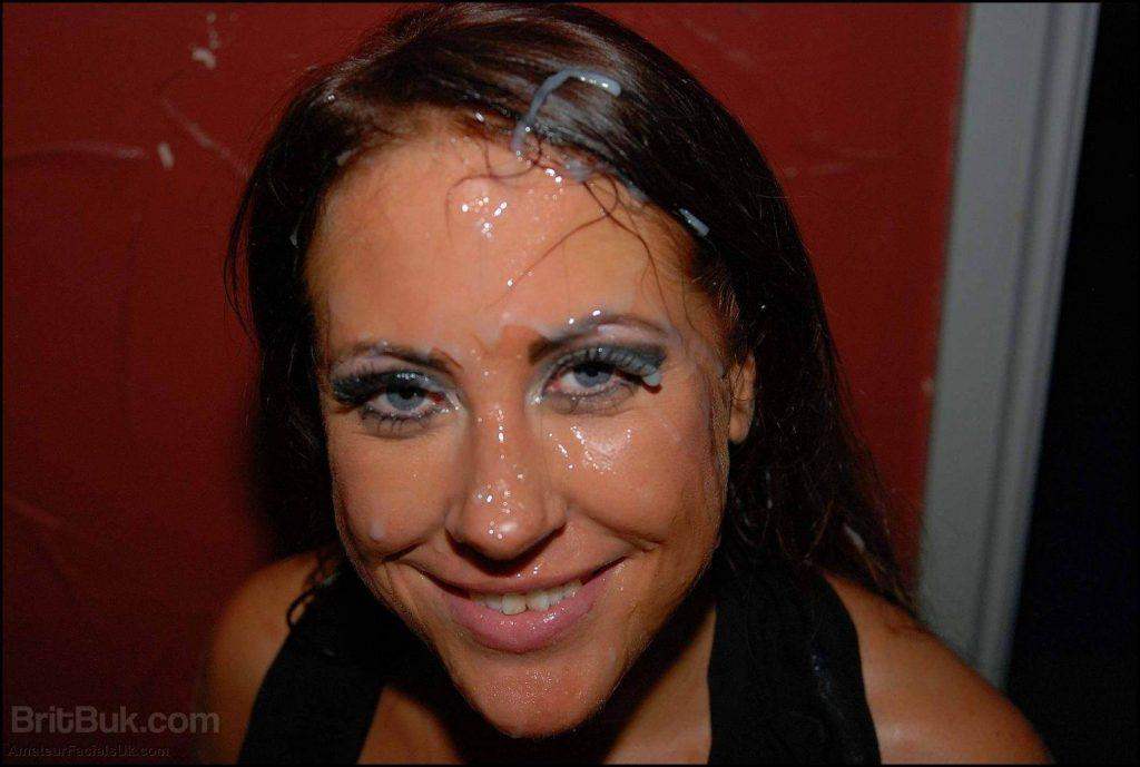 Massive Bukkake for adorable BRITISH MILF Tyla Moore