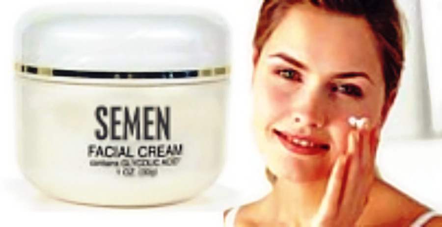 The Semen Facial Mask. Cum Lotion.